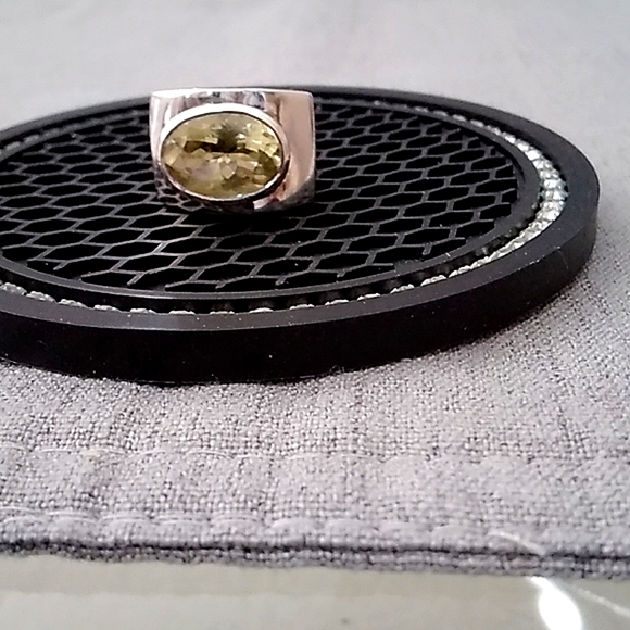 COPY - AVAILABLE FOR SALE 925 silver citrine ring - Picture 3 of 5